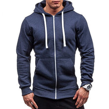 Load image into Gallery viewer, Solid Hooded Cardigan for Men