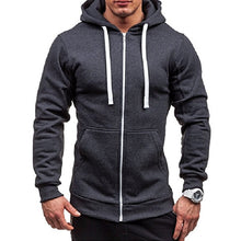 Load image into Gallery viewer, Solid Hooded Cardigan for Men