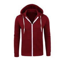 Load image into Gallery viewer, Solid Hooded Cardigan for Men