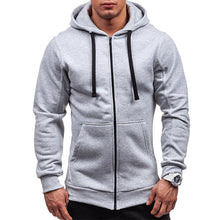 Load image into Gallery viewer, Solid Hooded Cardigan for Men

